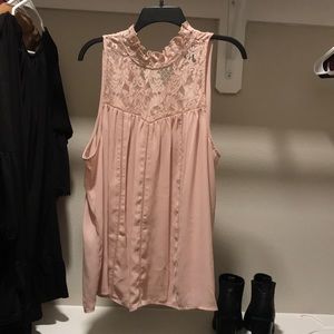Baby Pink Lace Top